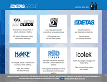 Tablet Screenshot of detas.com